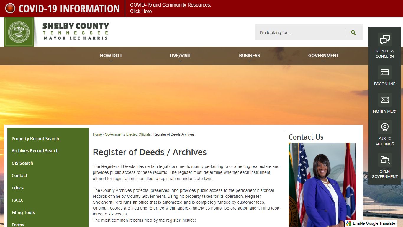 Register of Deeds / Archives | Shelby County, TN ...